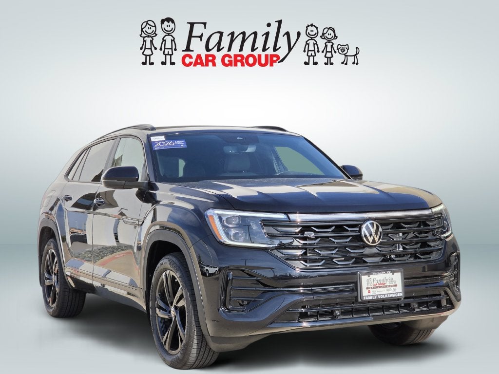 2026 Volkswagen Atlas Cross Sport 2.0T SEL R-Line Black