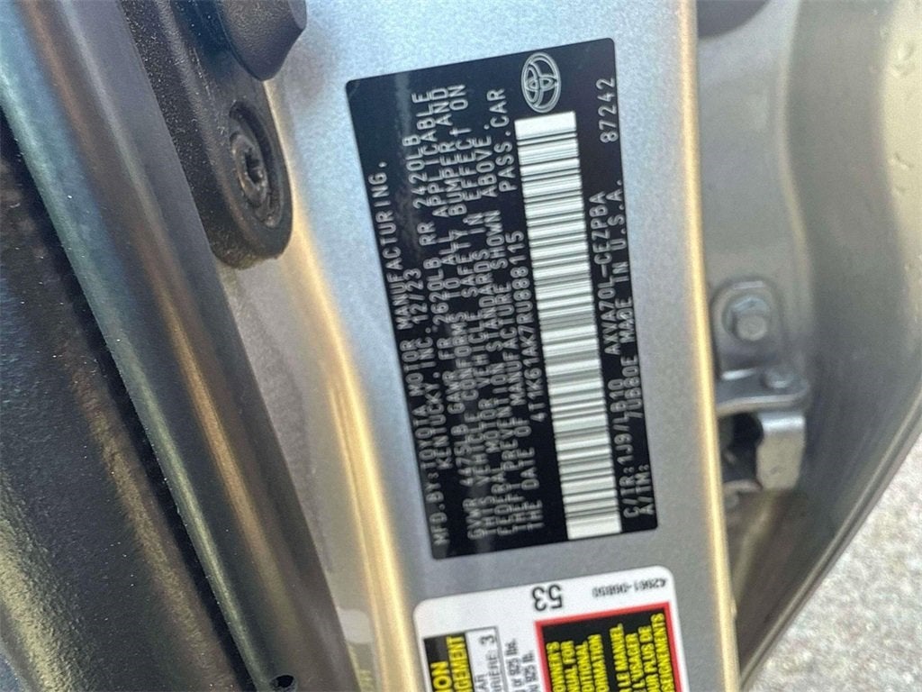 2024 Toyota Camry XSE