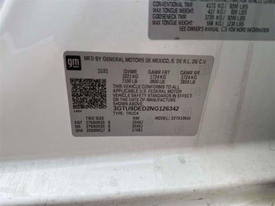 2022 GMC Sierra 1500 Limited SLT