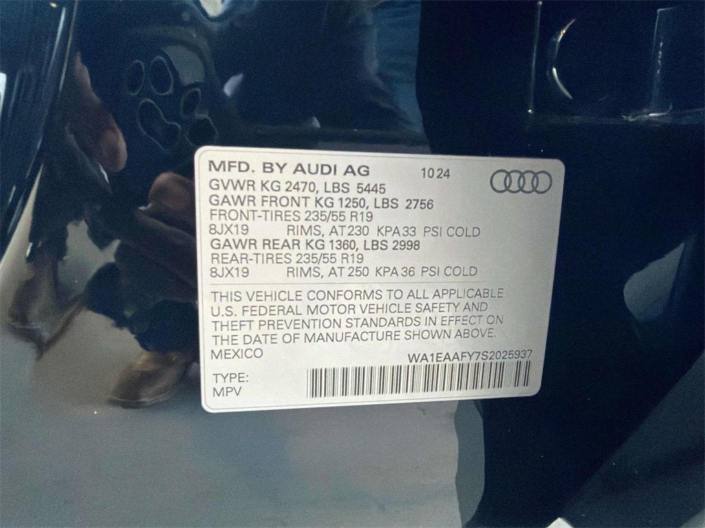 2025 Audi Q5 45 S line Premium Plus quattro