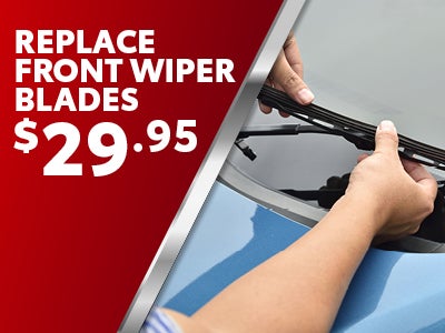 Replace Front Wiper Blades