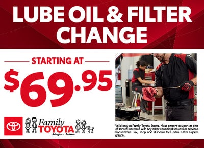 Toyota Service & Parts Specials in Burleson | Family Toyota of Burleson