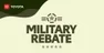 military rebate